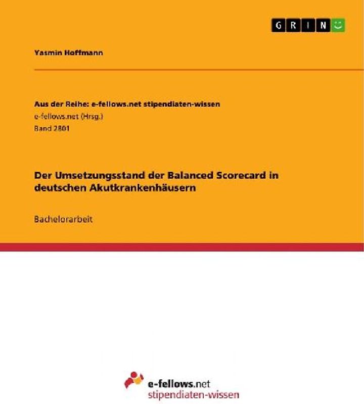 Der Umsetzungsstand der Balanced Scorecard in deutschen Akutkrankenhäusern