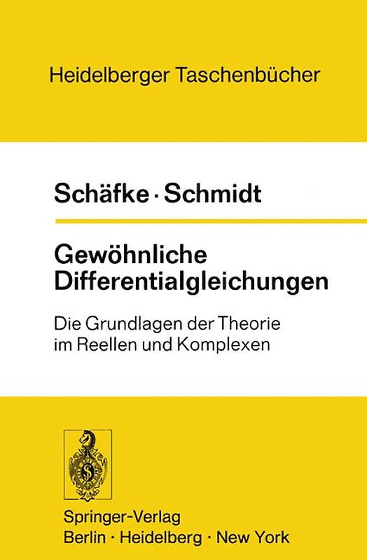 Gewöhnliche Differentialgleichungen