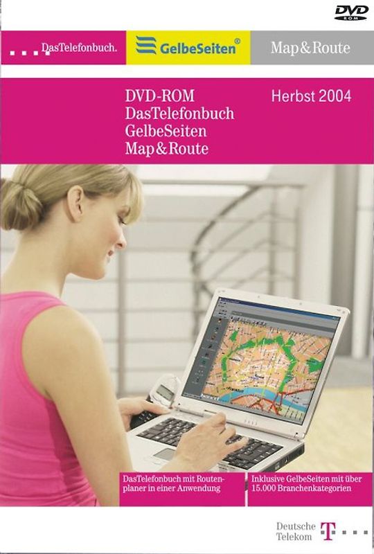 Telefonbuch/Gelbe Seiten/ Map & Route - Herbst 2004 MacOS