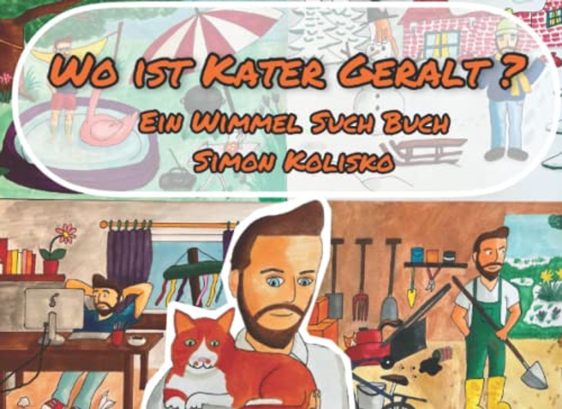 Wo ist Kater Geralt?: Ein Wimmel Such Buch. Für Kinder ab 1 Jahr