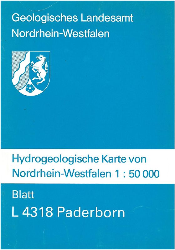 Hydrogeologische Karten von Nordrhein-Westfalen 1:50000 / Paderborn