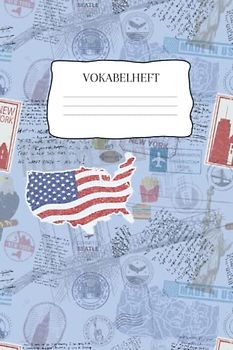 Vokabelheft: Vokabelheft Englisch, 60 Seiten mit je 2 Spalten, A5