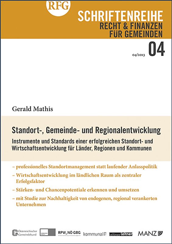 Standort-, Gemeinde- und Regionalentwicklung