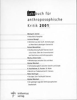 Jahrbuch für Anthroposophische Kritik 2001