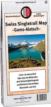 Singletrail Map 033 Goms/Aletsch