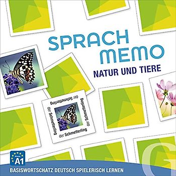 Hueber Verlag GmbH SPRACHMEMO Natur und Tiere: Basiswortschatz Deutsch spielerisch Lernen/Sprachspiel