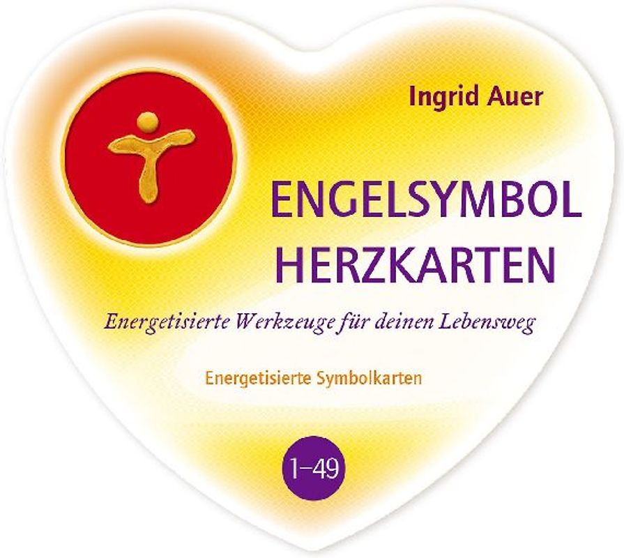 Engelsymbol-Herzkarten