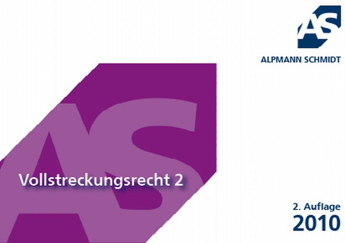 Alpmann Cards, Vollstreckungsrecht 2