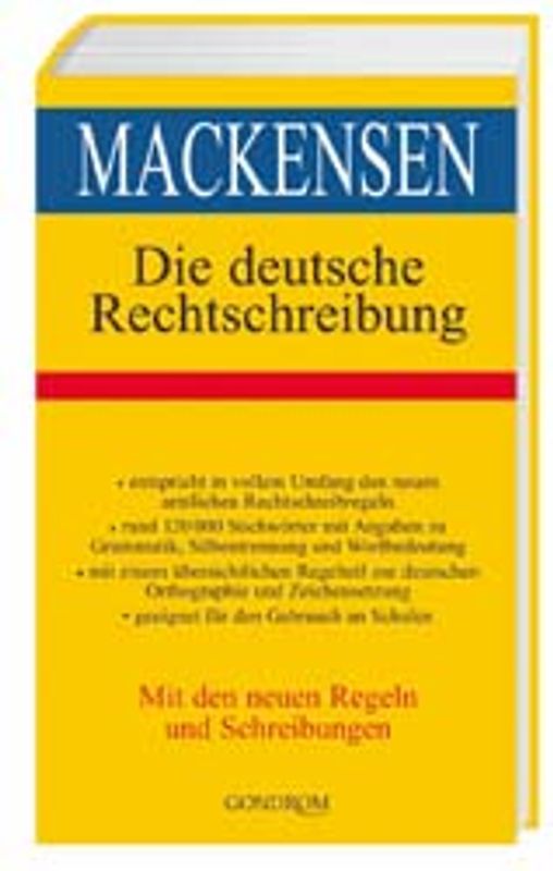 Mackensen: Die deutsche Rechtschreibung