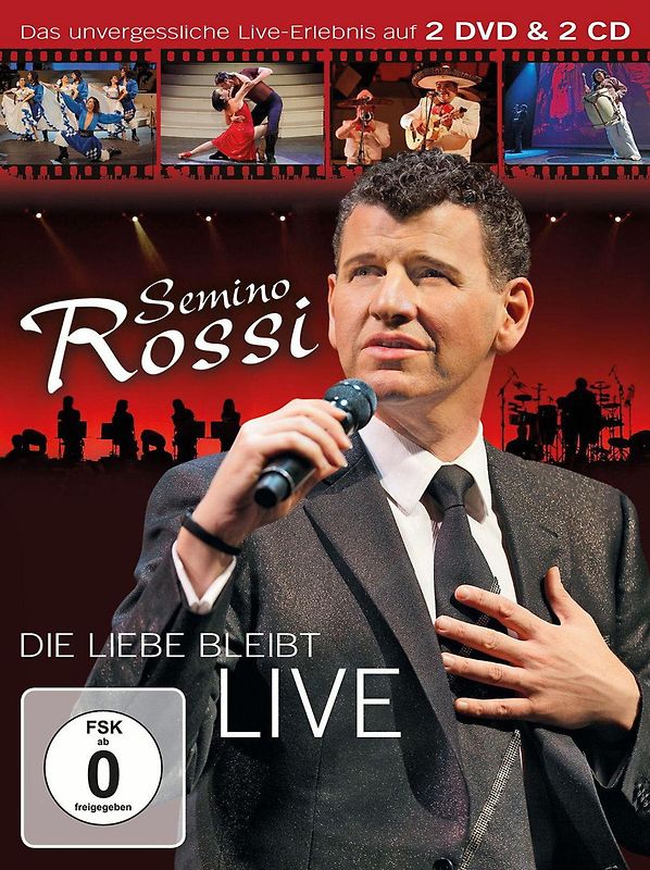 Semino Rossi - Die Liebe bleibt Live [2 DVDs & 2 CDs]