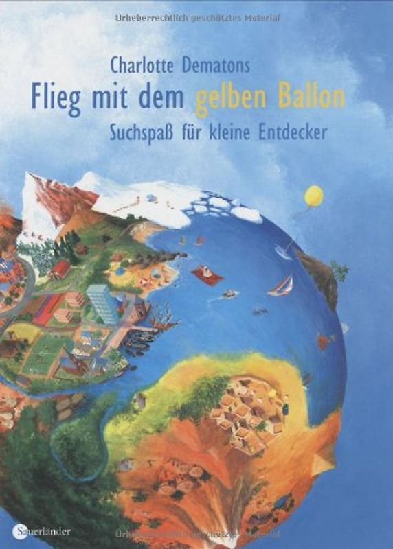 Flieg mit dem gelben Ballon