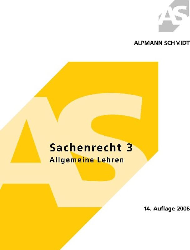 Sachenrecht 3