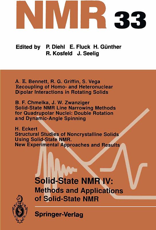 Solid-State NMR IV Methods and Applications of Solid-State NMR