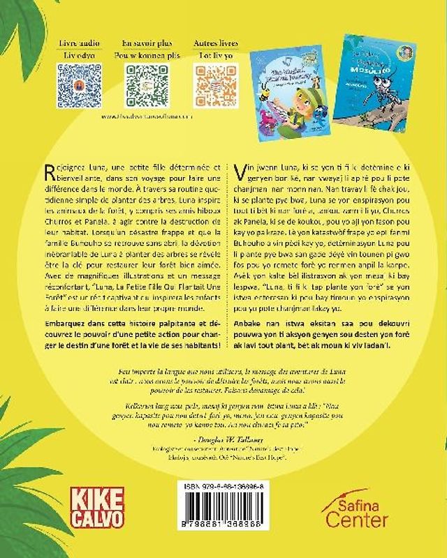 Ti fi ki tap Plante yon Forè ¿  La Petite Fille qui Plantait une Forêt (Livre Bilingue Français) ¿ Créole)