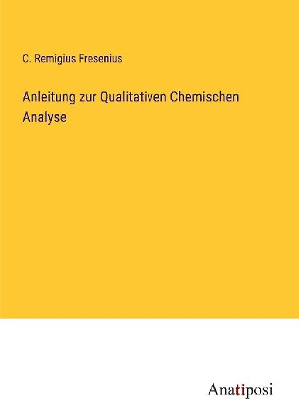 Anleitung zur Qualitativen Chemischen Analyse
