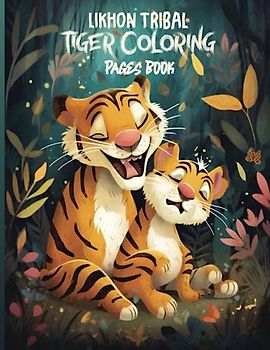 Likhon Tribal Tiger Coloring Pages Book