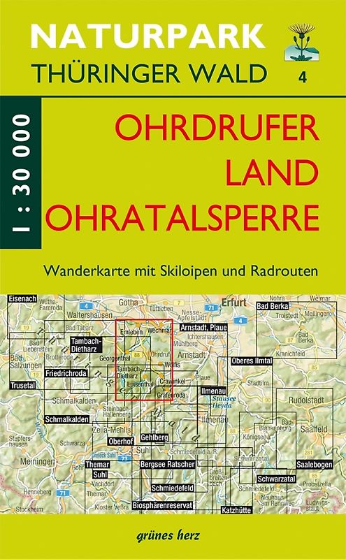 Wanderkarte Ohrdrufer Land, Ohratalsperre
