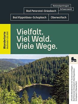Wanderkarte Wolftal, Bad Peterstal-Griesbach, Bad Rippoldsau-Schapbach und Oberwolfach