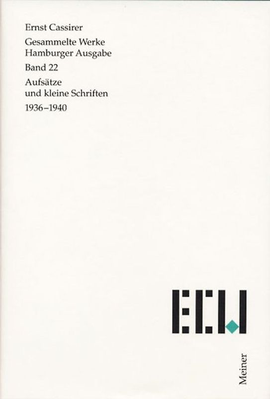 Aufsätze und kleine Schriften 1936–1940