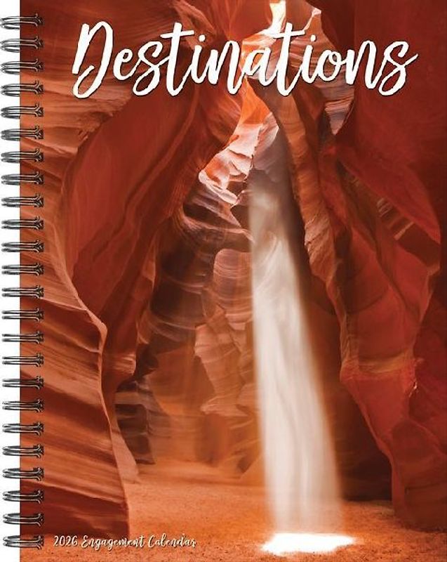 Destinations 2026 6.5 X 8.5 Engagement Calendar