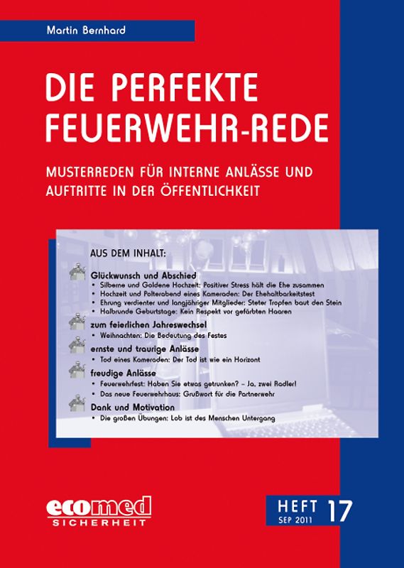 Die perfekte Feuerwehr-Rede Heft 17