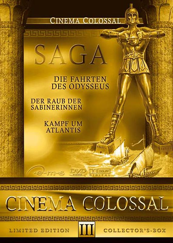 Cinema Colossal Box: SAGA (3DVD's) DVD