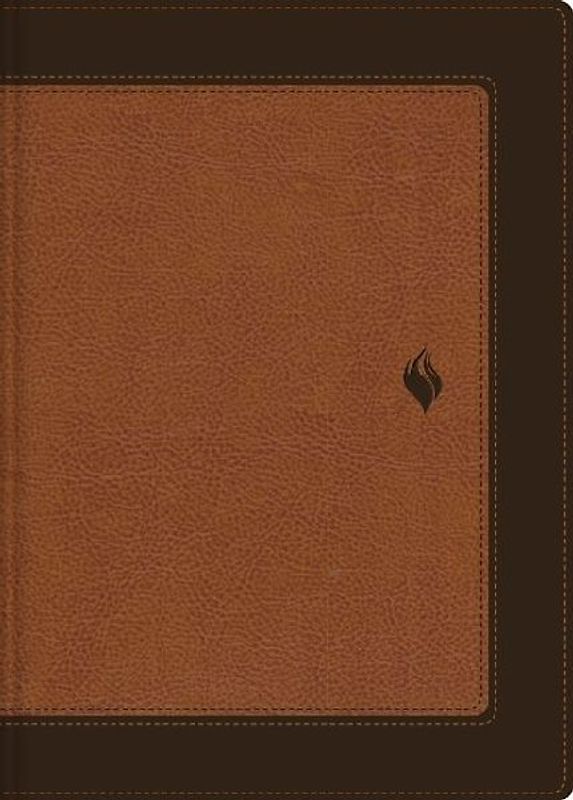 Rvr60, Biblia de Estudio de la Vida Plena, Edición Clásica, Leathersoft DOS Tonos Café, Palabras de Jesús En Rojo, Comfort Print