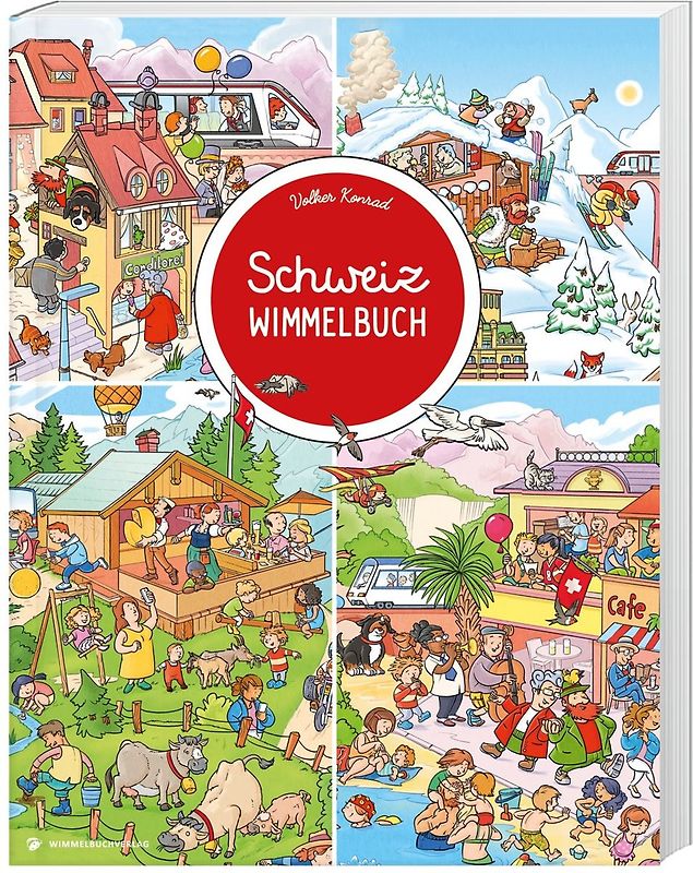 Schweiz Wimmelbuch - Volker Konrad [Pappbilderbuch, Weltbild]