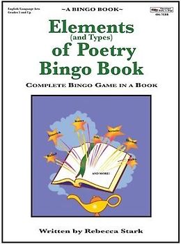Elements of Poetry Bingo Book