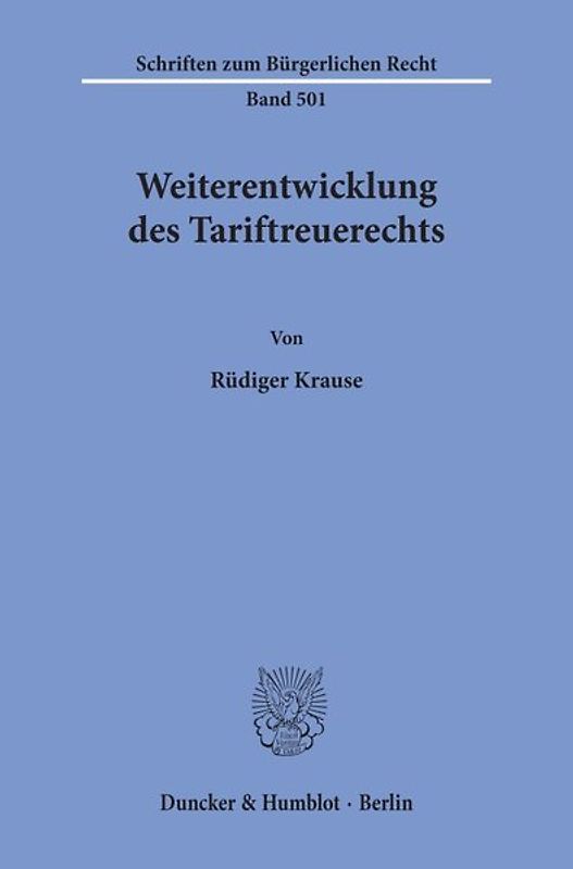 Weiterentwicklung des Tariftreuerechts.