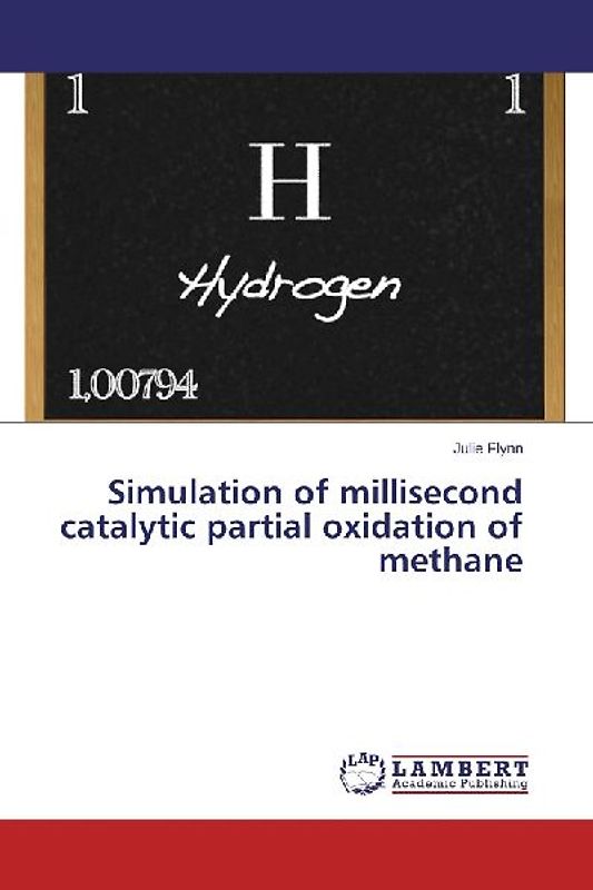 Simulation of millisecond catalytic partial oxidation of methane