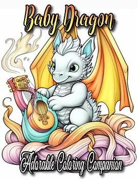 Baby Flower Dragon: Adorable Coloring Companion