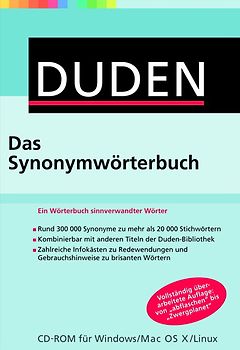 DUDEN: DUDEN: Das Synonymwörterbuch MacOS