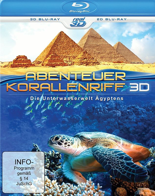 Abenteuer Korallenriff - Die Unterwasserwelt Ägyptens [3D] 3D Blu-ray Disc