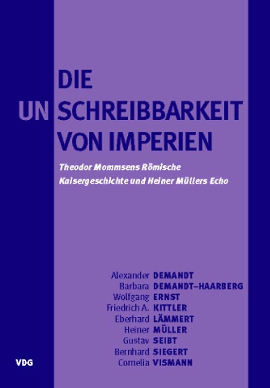 Die Unschreibbarkeit von Imperien