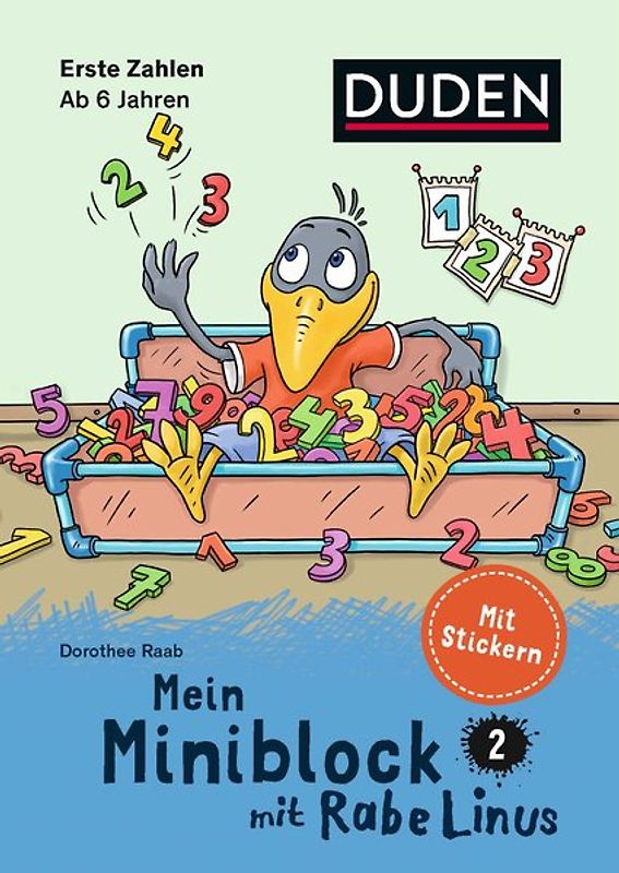 Mein Miniblock mit Rabe Linus - Erste Zahlen
