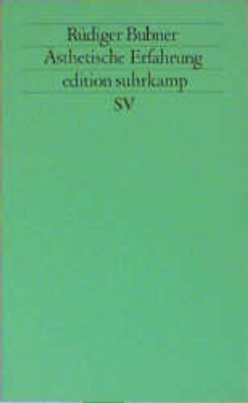 Ästhetische Erfahrung