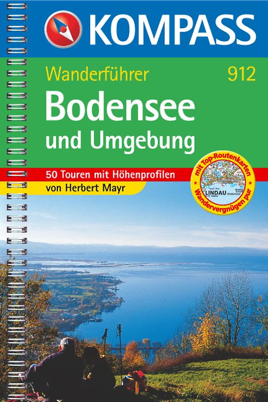 Bodensee und Umgebung. Wanderführer mit Toproutenkarten