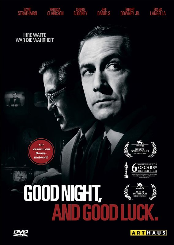 Good Night, And Good Luck DVD