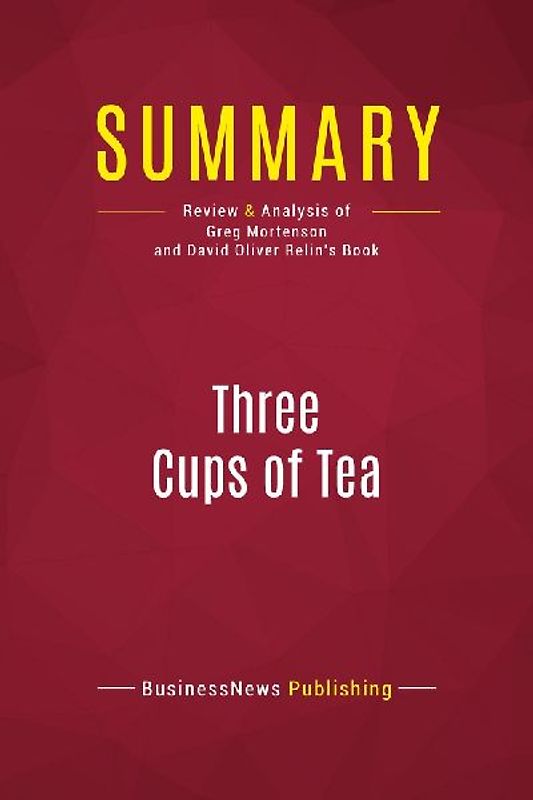 Summary: Three Cups of Tea