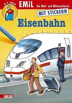 Mal- und Mitmachbuch: Eisenbahn