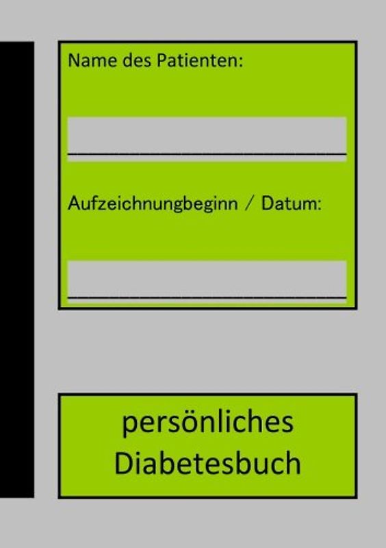 Persönliches Diabetesbuch