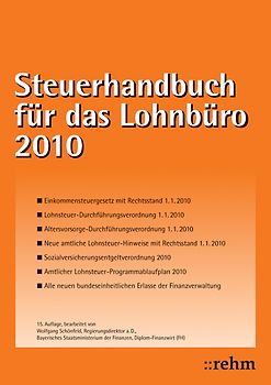 Steuerhandbuch für das Lohnbüro 2010