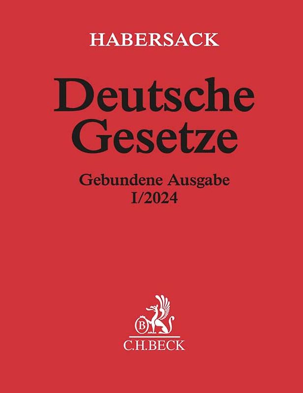 Deutsche Gesetze Gebundene Ausgabe I/2024