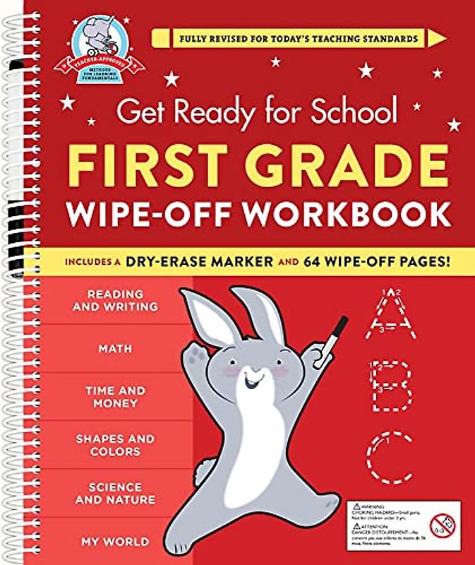 Get Ready for School: First Grade Wipe-Off Workbook