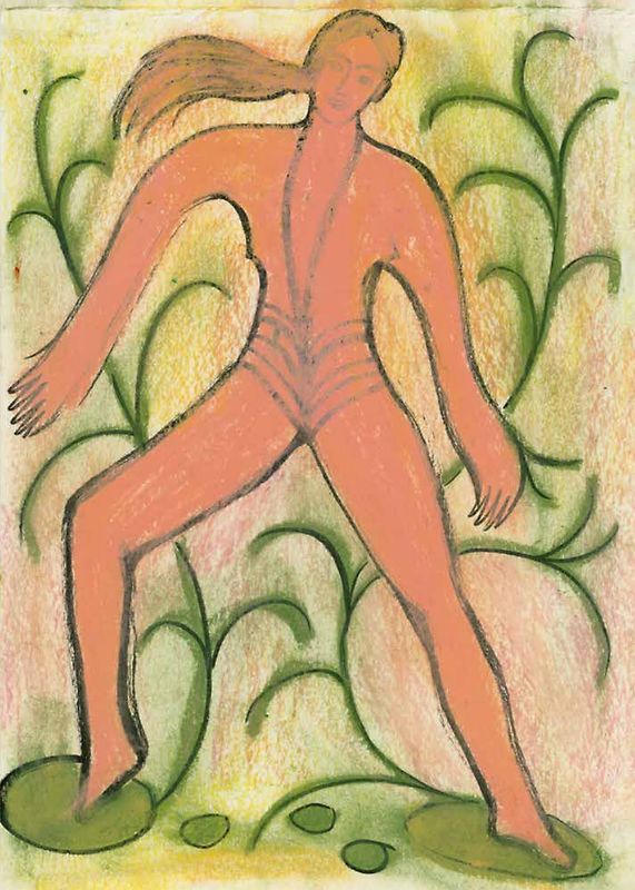 Inga Kerber: Demoiselle dans les Plantes