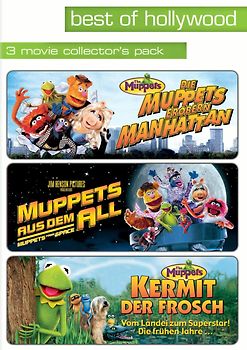 Best Of Hollywood: 3 Movie Collection 2: Die Muppets erobern Manhattan & Die Mulppets aus dem All & Kermit DVD