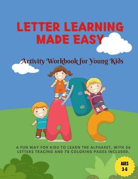 Letter Learning Made Easy: Alphabets learning with coloring for young kids