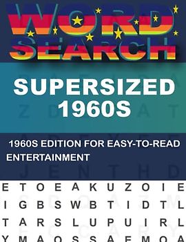 Supersized 1960s Word Search For Adults: A Great Addition to Your Puzzle Collection