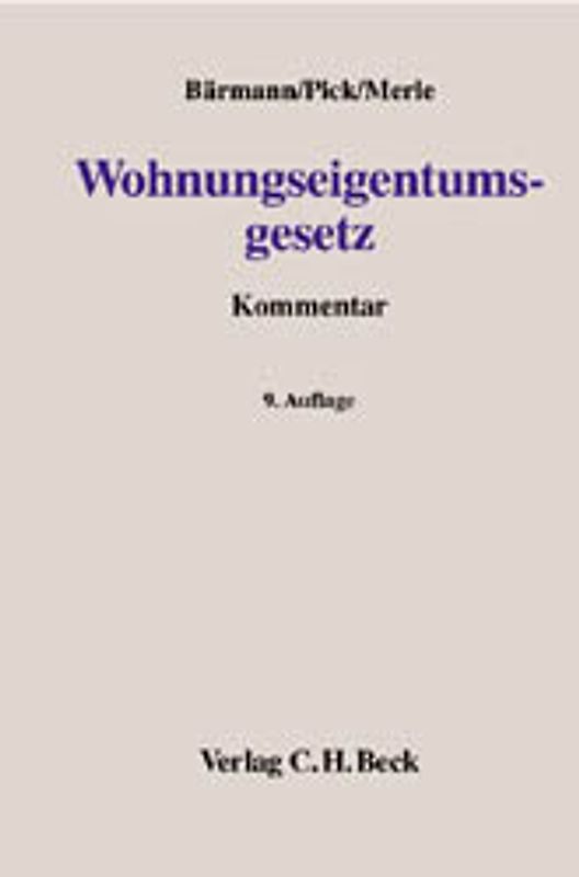 Wohnungseigentumsgesetz